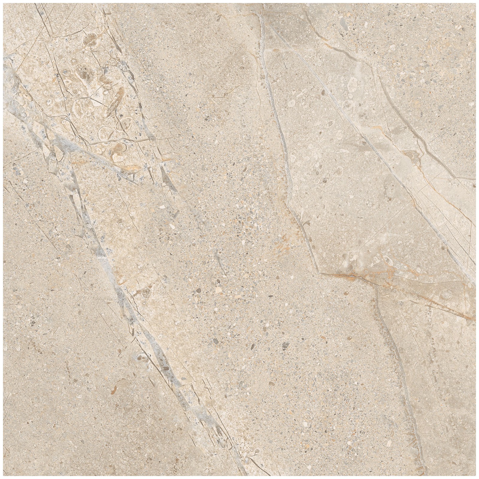 Керамогранит Rondine Crust 60х60 см бежевый неполированная J93654P