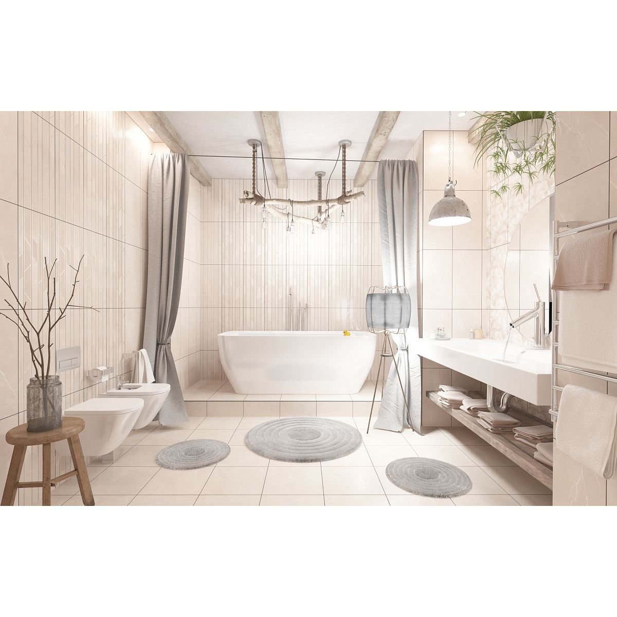 Настенная плитка Керлайф Pulpis Beige Rel. 31,5х63 см (925950)