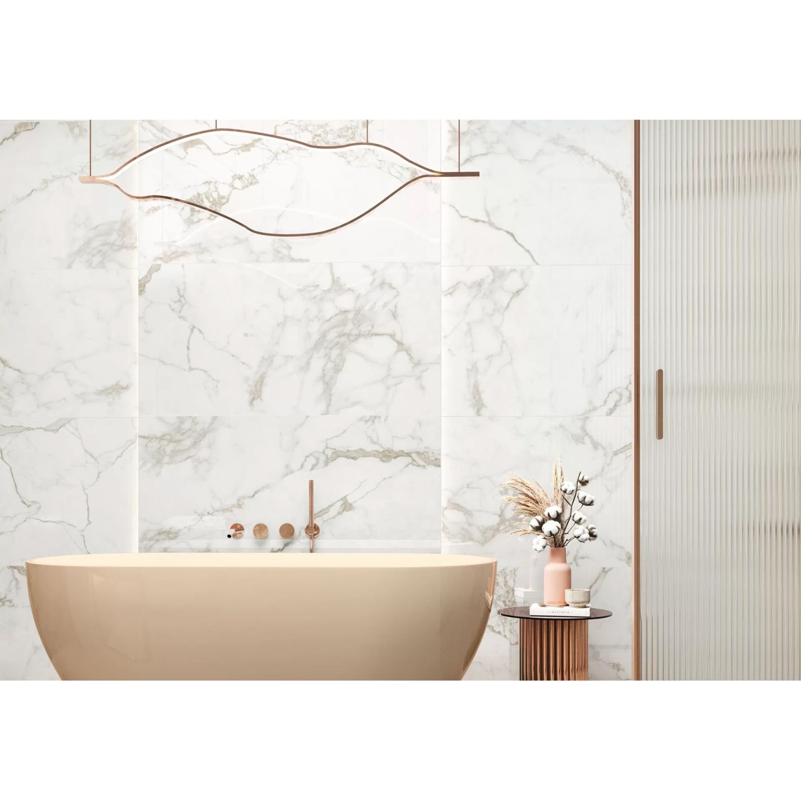 Керамогранит New Trend (Нью Тренд) Calacatta Arabesque полированный 60х120 см 60120ARS01P