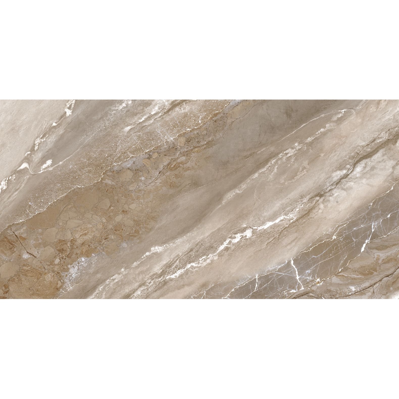 Керамогранит New Trend (Нью Тренд) Evo Marmo Marron полированный 60х120 см 60120EVO21P