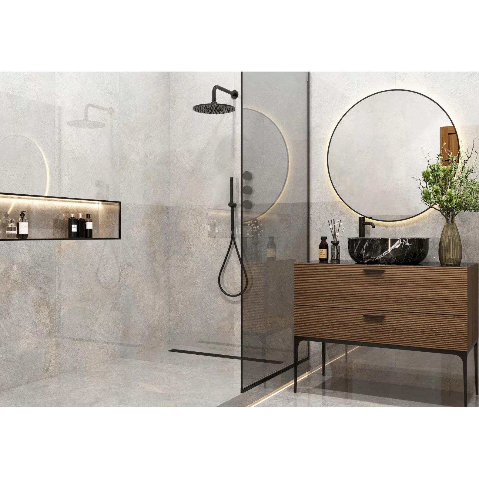 Керамогранит New Trend (Нью Тренд) Fenomen Light полированный 60х120 см 60120FEM15P