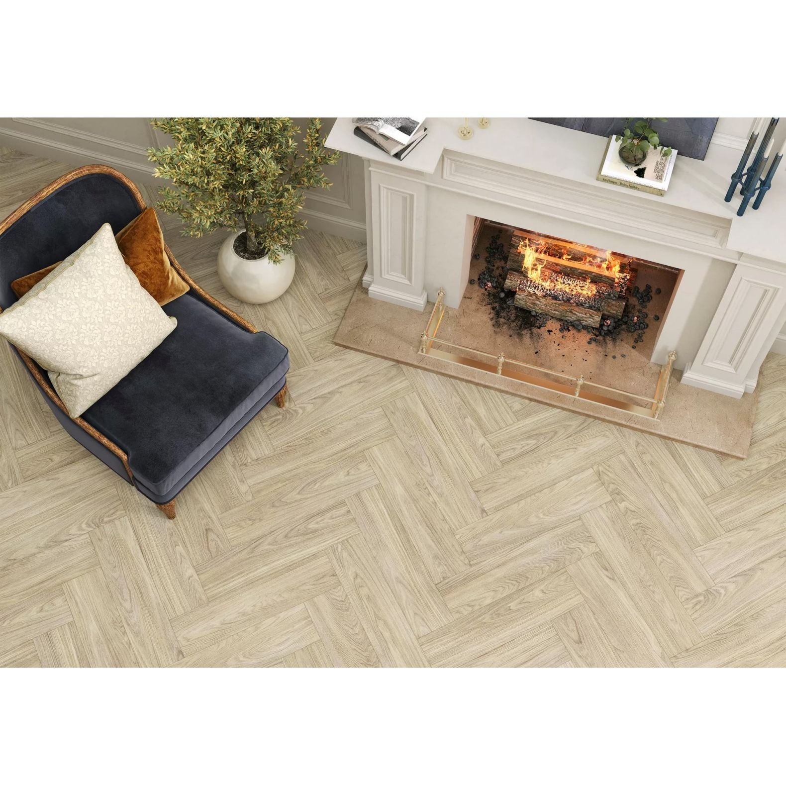 Керамогранит New Trend (Нью Тренд) Aspen Marron sugar-эффект 15,1х60,2 см GP1560ASP21