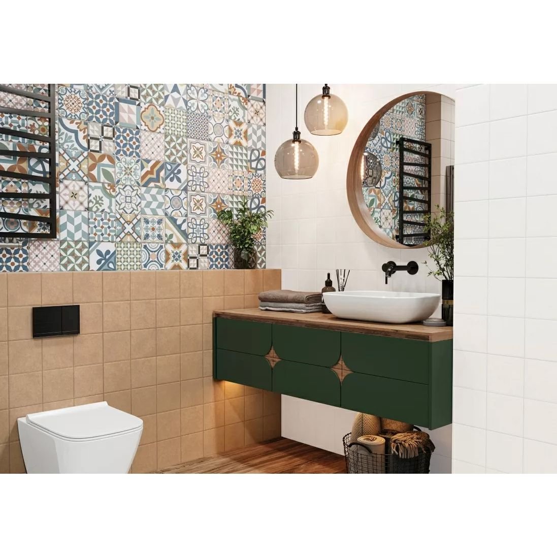 Плитка настенная New Trend (Нью Тренд) Design Art Beige 30х60х0,9 см WT36DST11