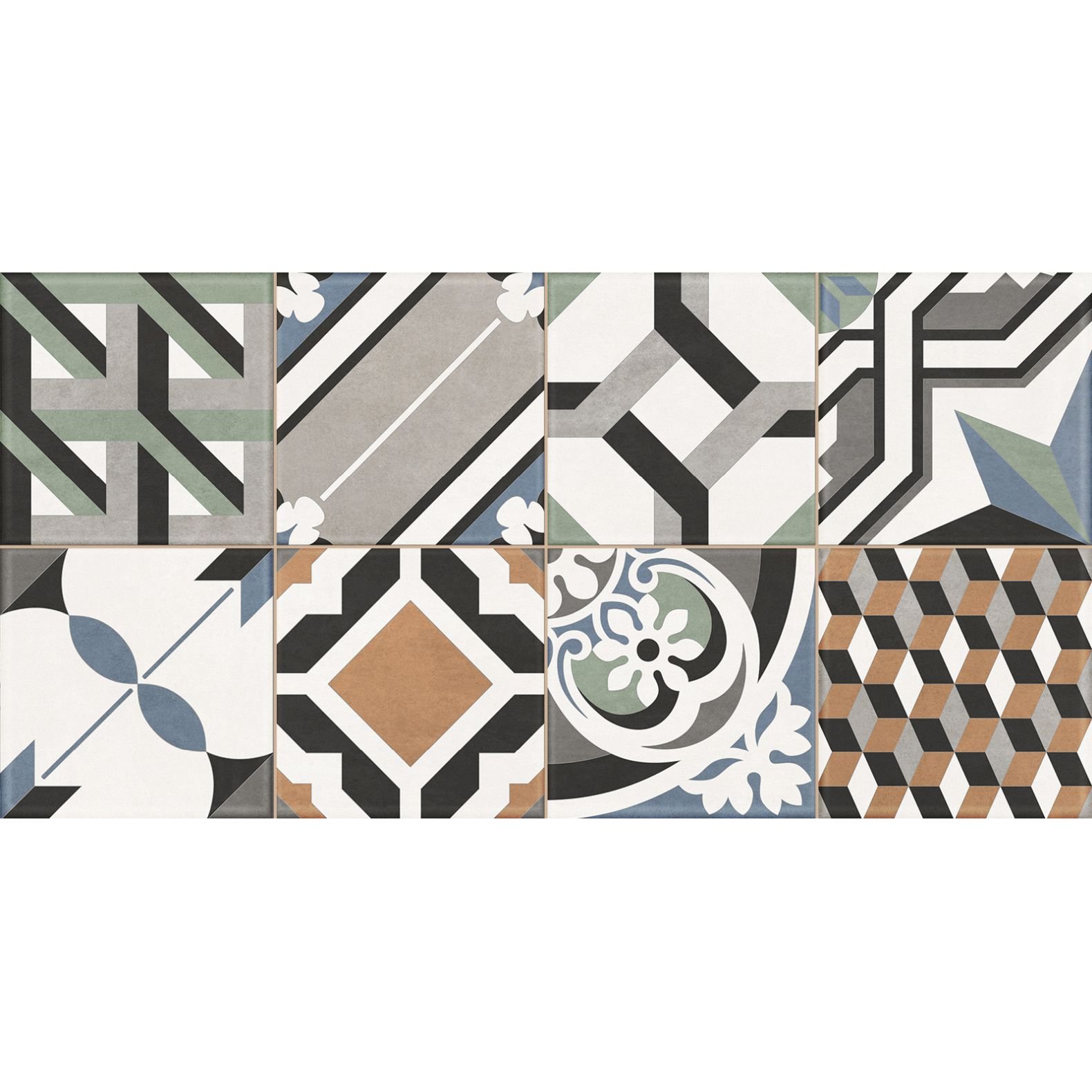 Плитка настенная New Trend (Нью Тренд) Design Art Mix 1 30х60х0,9 см WT36DST55