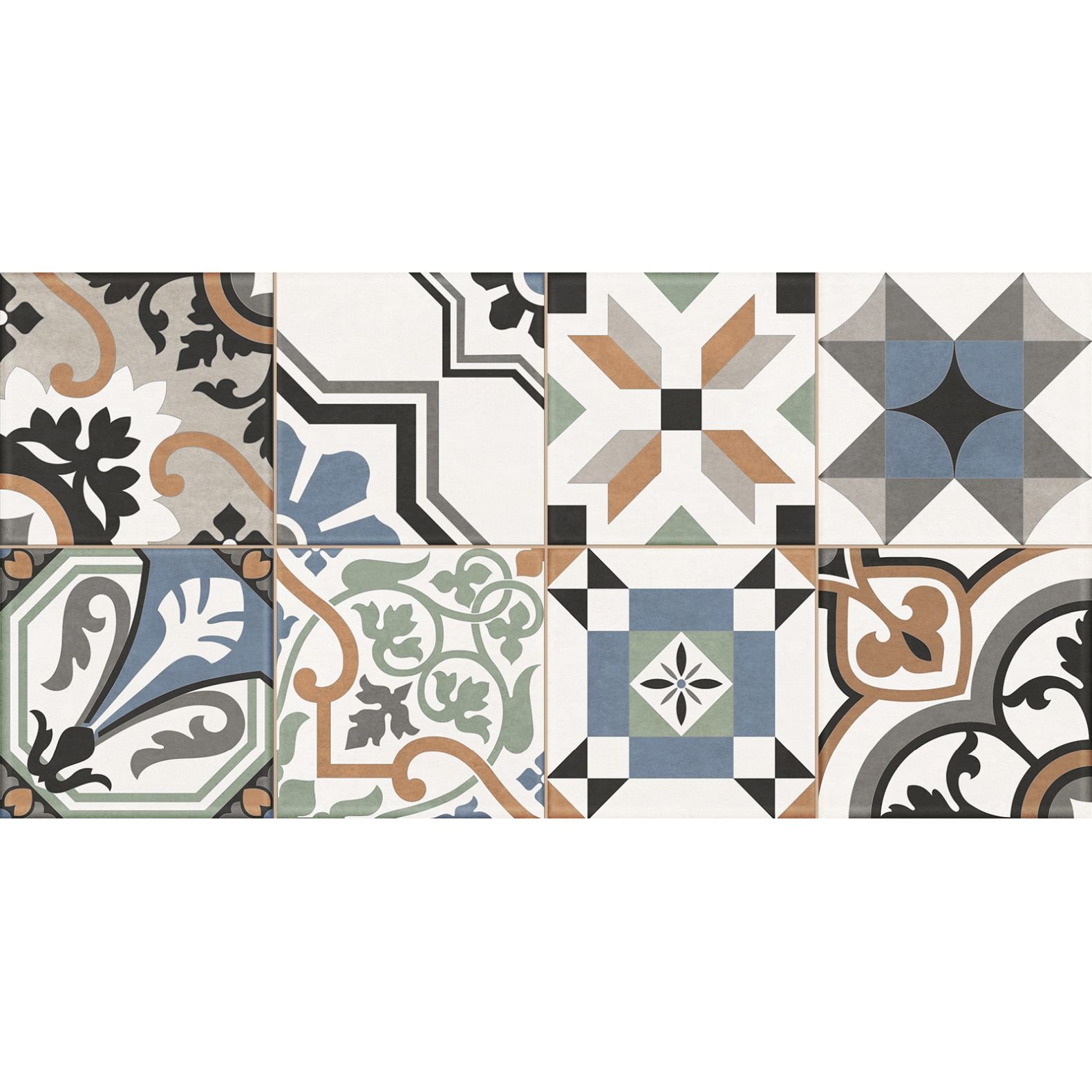 Плитка настенная New Trend (Нью Тренд) Design Art Mix 1 30х60х0,9 см WT36DST55