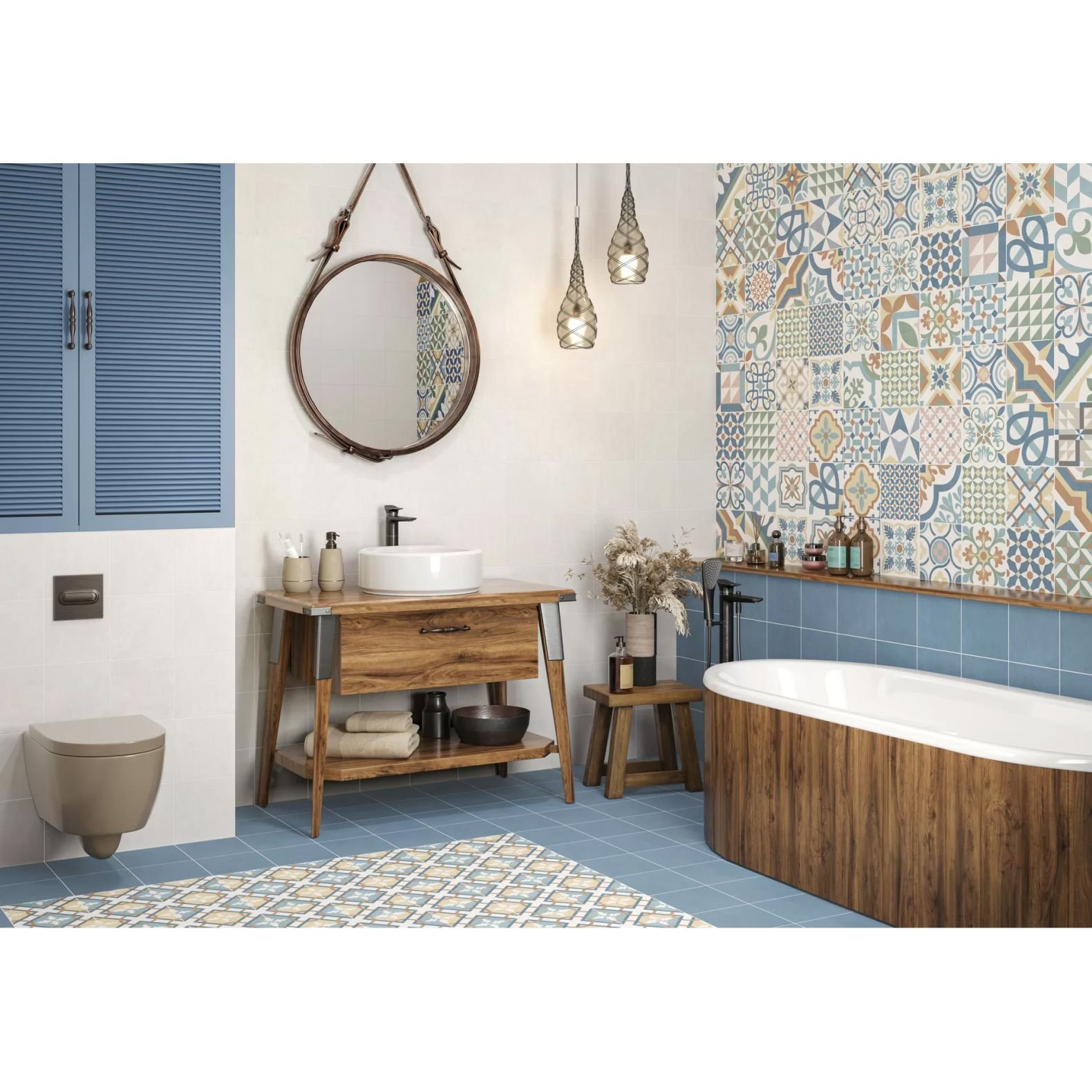 Керамогранит New Trend (Нью Тренд) Design Mix 1 матовый 20х20х0,8 см GP2020DMX31