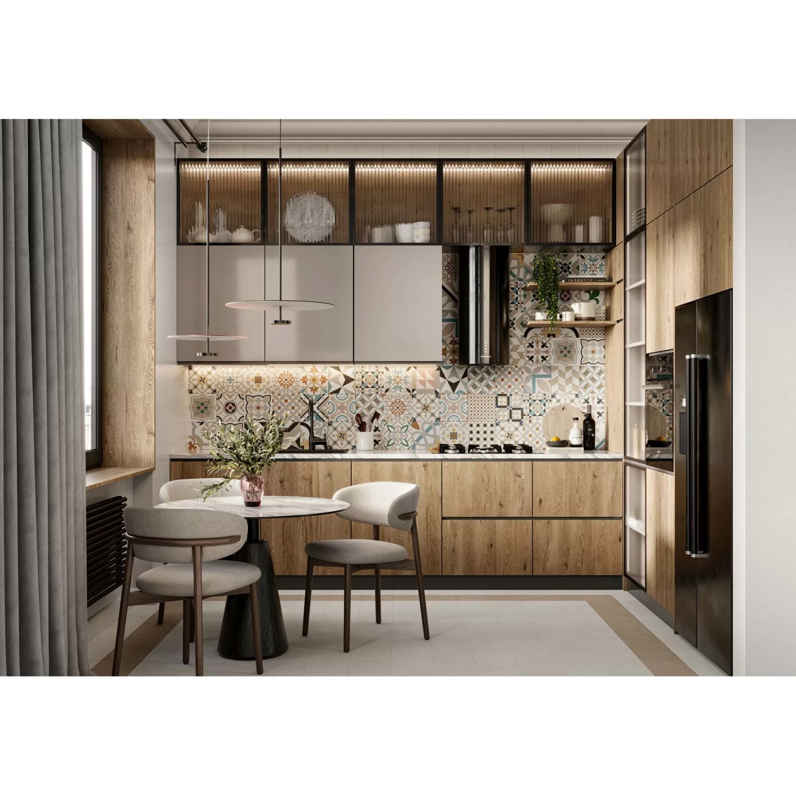 Керамогранит New Trend (Нью Тренд) Design Mix 3 матовый 20х20х0,8 см GP2020DMX11