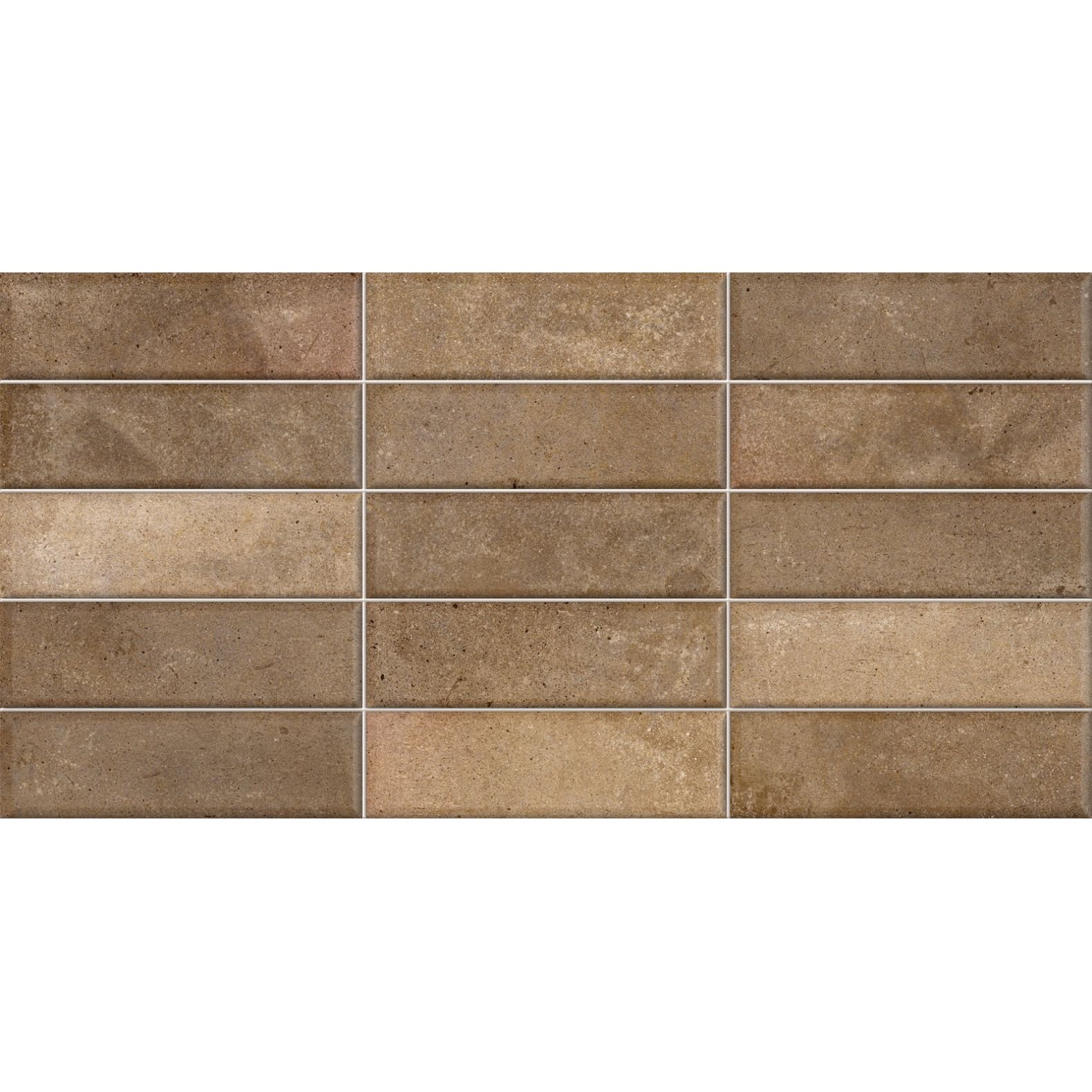 Плитка настенная New Trend (Нью Тренд) Elbrus Brick Marron 300х600х9 WT36ELR31