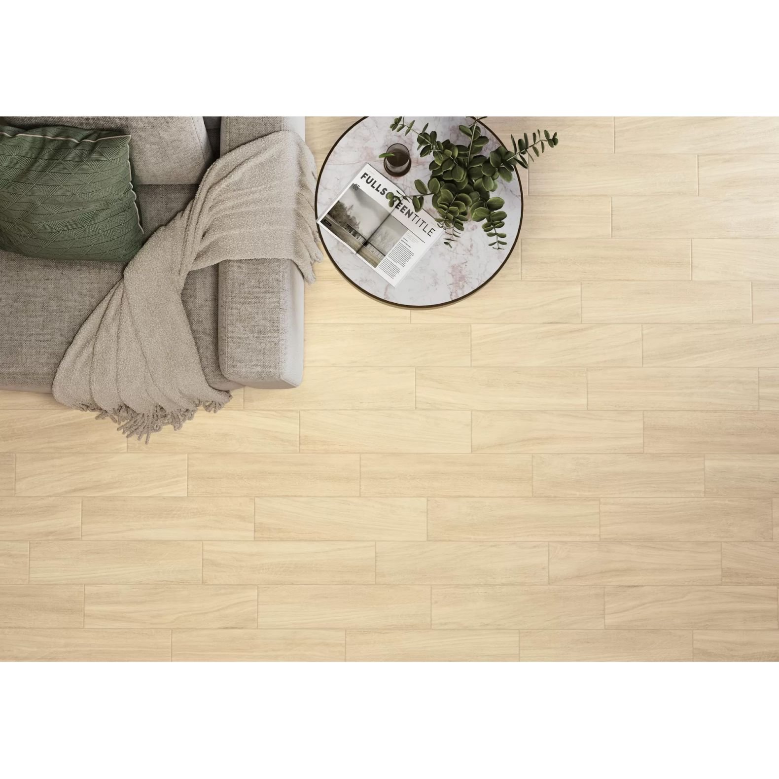 Керамогранит New Trend (Нью Тренд) Loksland Crema матовый 15,1х60,2 см GP1560LOK01