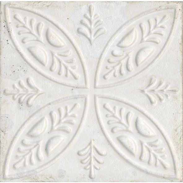 Декор Aparici (Апаричи) Aged White Ornato 20х20 см
