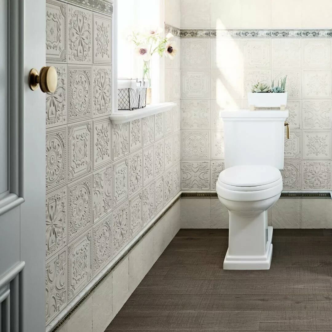 Керамическая плитка Aparici (Апаричи) Gatsby White Tin 20,1х20,1 см