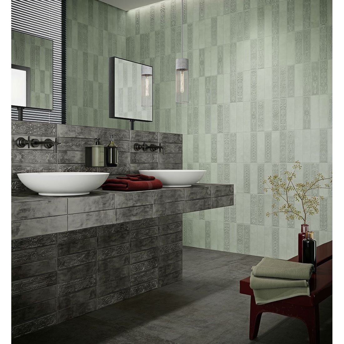 Керамическая плитка Aparici (Апаричи) Uptown Green 7.40x29.75 см