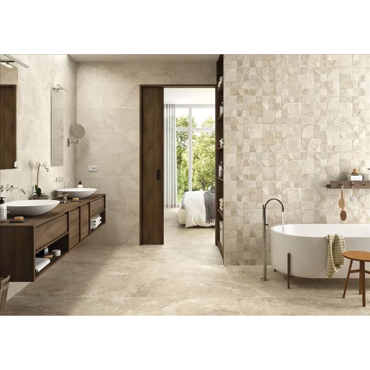 Керамогранит Stn Ceramica (Стн Керамика) Rockstone Noce Mt Rect Inout 100х100 см, ректификат