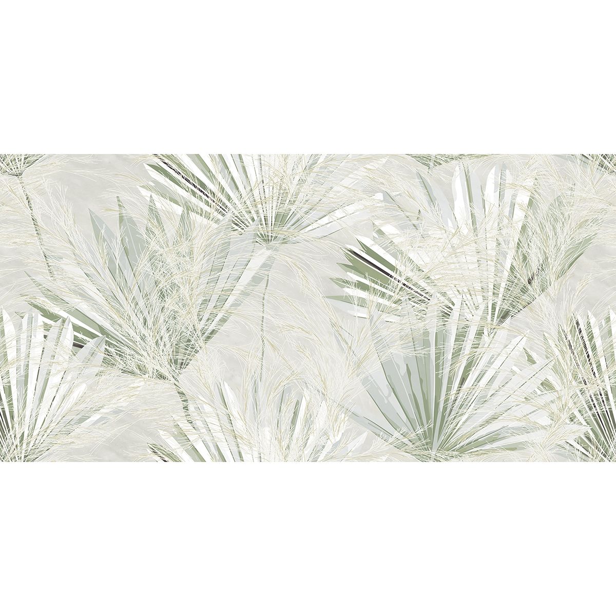 Керамогранит Infinity Ceramica (Инфинити Керамика) Blomex Decor Green Mist Glossy 60x120 см, глянцевый