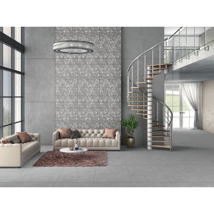 Керамогранит Infinity Ceramica Plaster Grey Sleek 60x120 см
