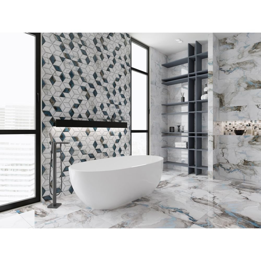 Керамогранит Primavera (Примавера) Tiziana Aqua high glossy 60х60 см, глянцевый GR111