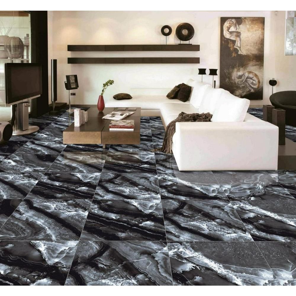 Керамогранит Primavera (Примавера) Black Modulo high glossy 60х60 см, глянцевый GR108