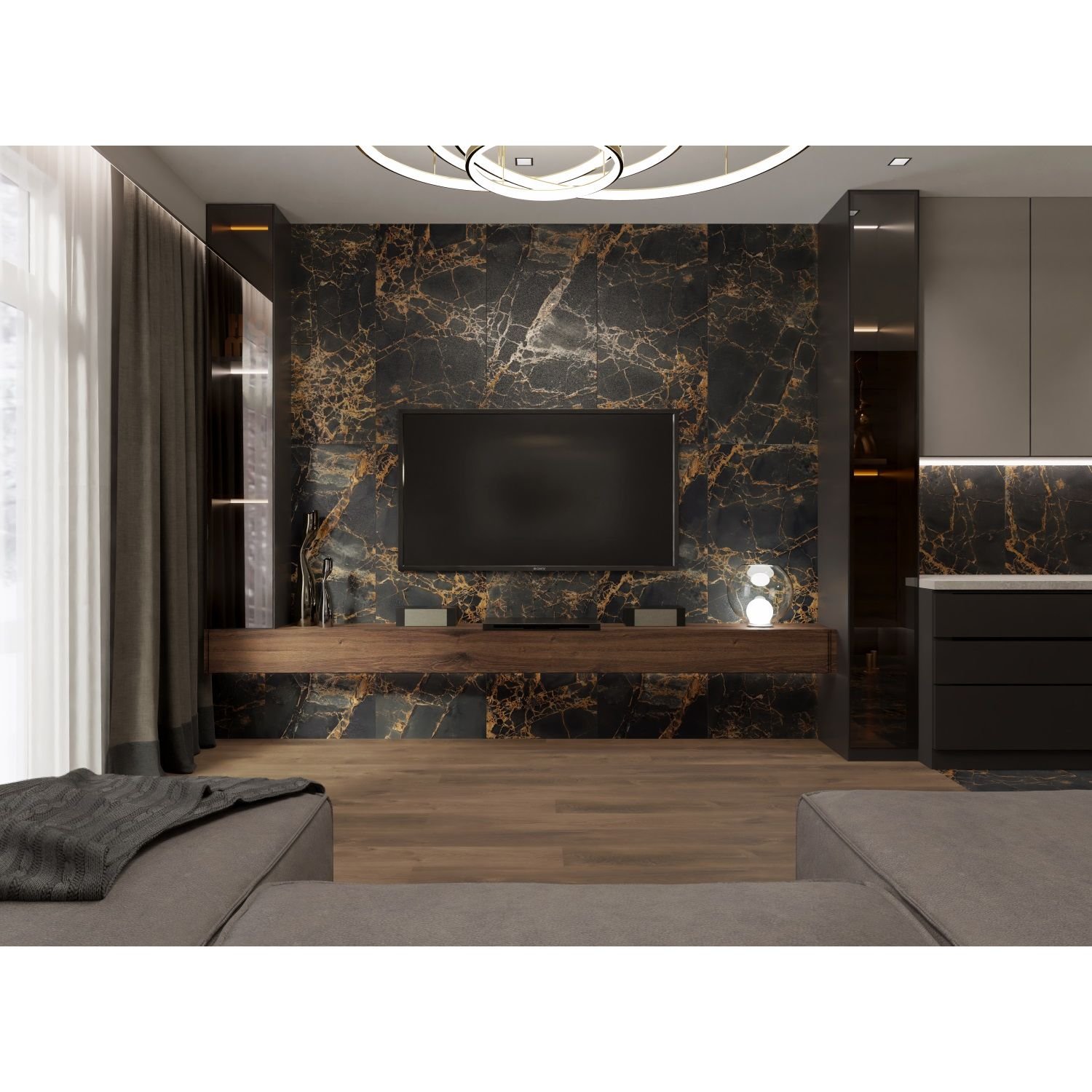 Керамогранит Primavera (Примавера) Golden Black grit granula 60х120 см GG203
