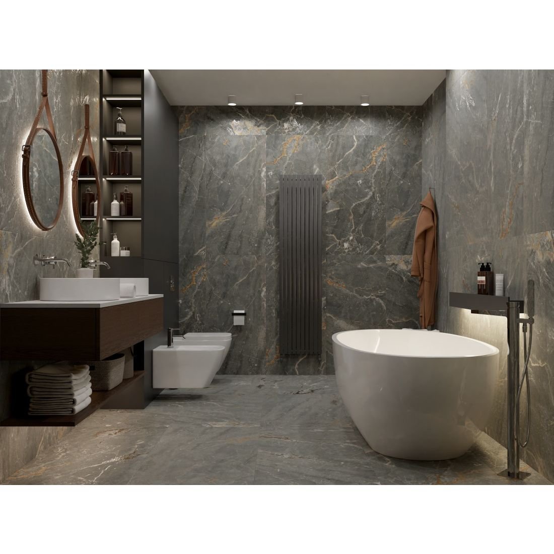 Керамогранит Primavera (Примавера) Hez Grey grit granula 60х120 см GG206