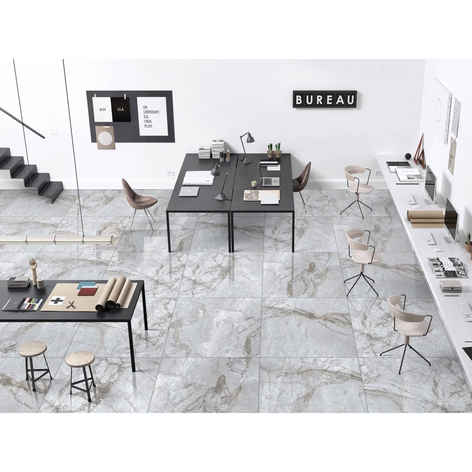 Керамогранит Primavera Lambert Bianco polished 60х60 см PR112
