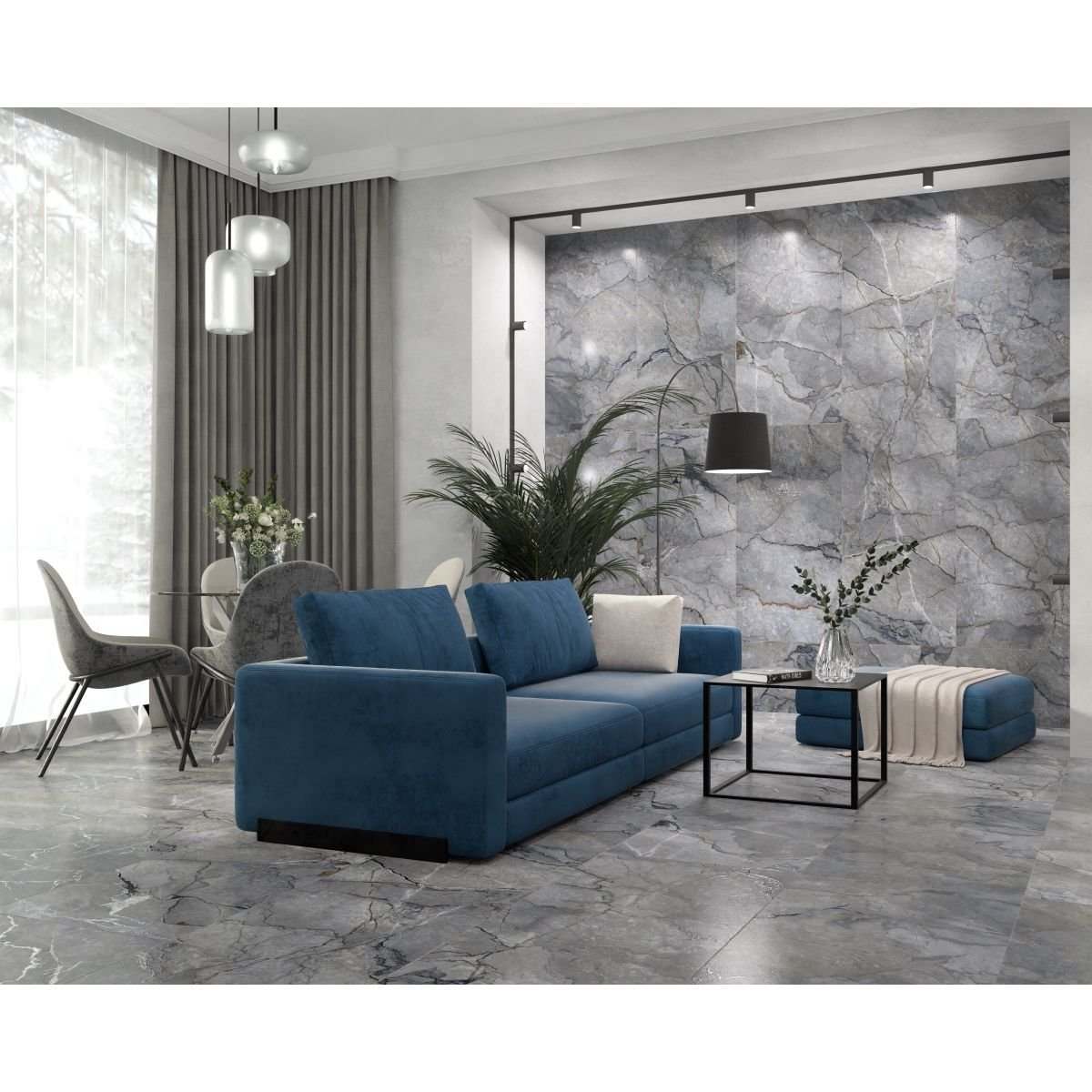 Керамогранит Primavera (Примавера) Tanami Blue grit granula 60х120 см GG210