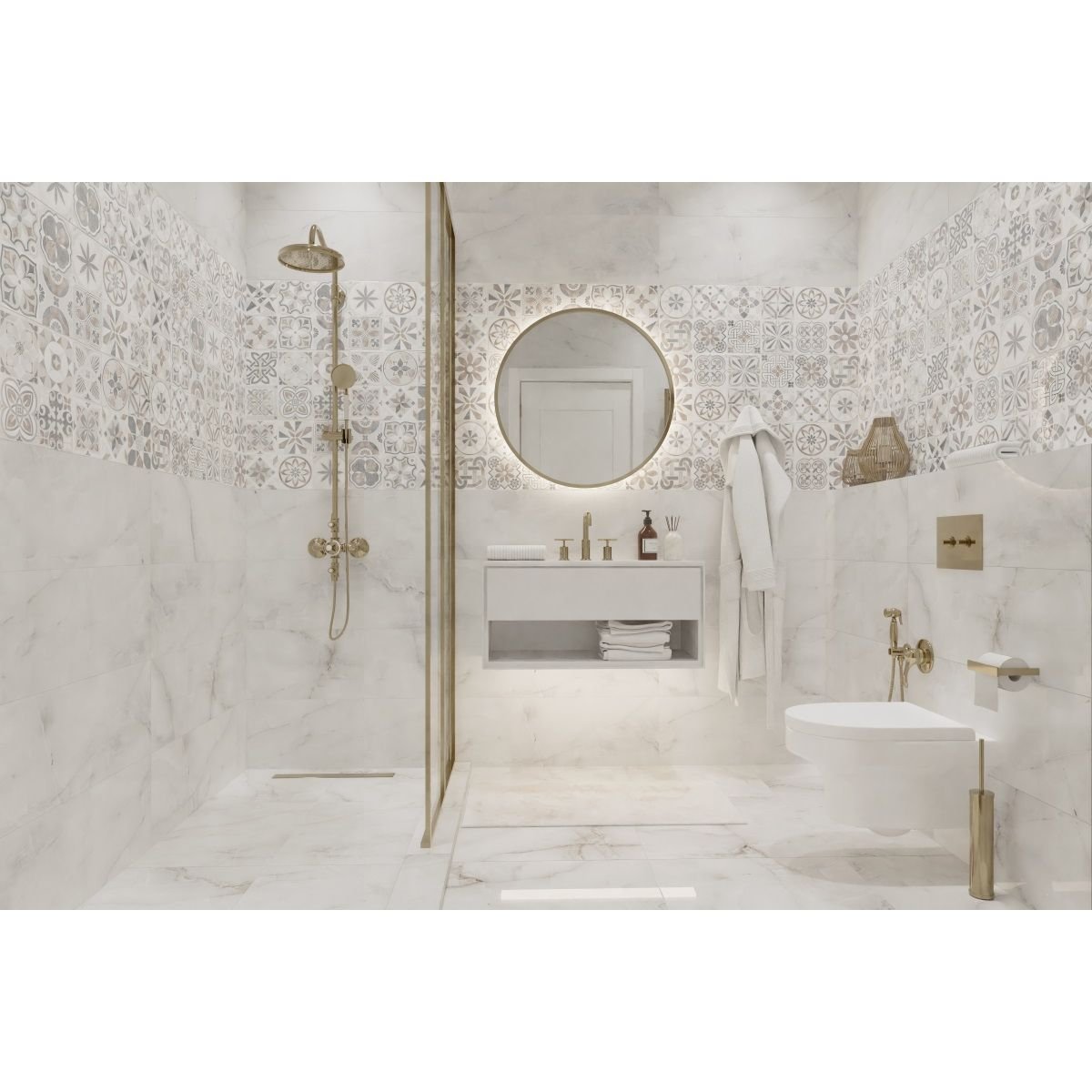 Декор Primavera (Примавера) Chance Sky Decor 07 glossy 30х90 см, глянцевый DG11-07