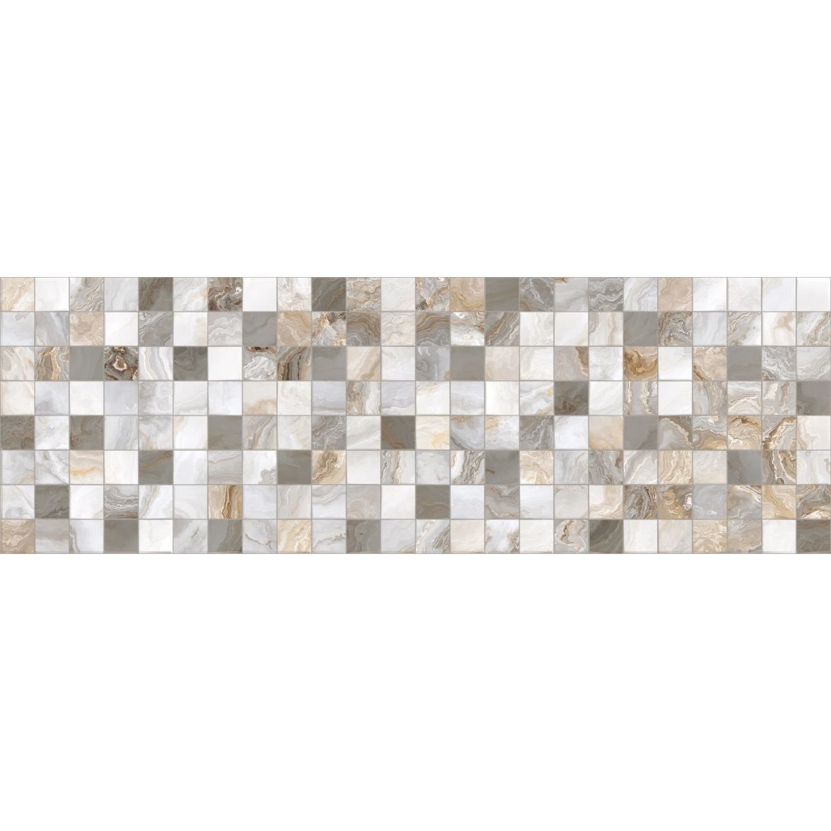 Декор Primavera (Примавера) Hypnose Grey Decor 01 glossy 30х90 см, глянцевый DG10-01