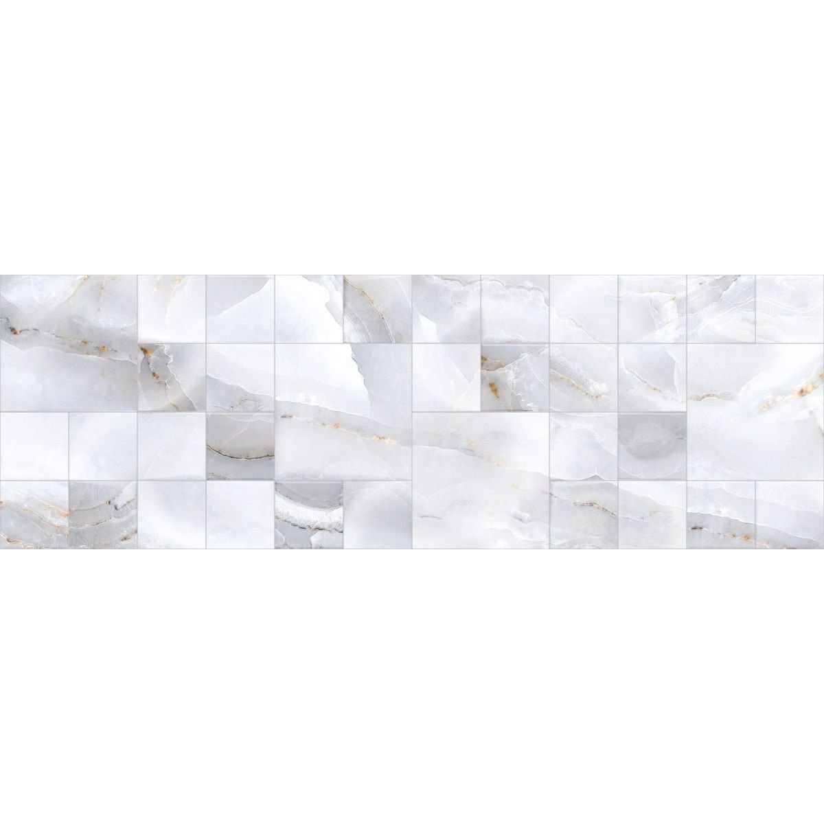 Декор Primavera (Примавера) Joie Silver Decor 02 glossy 30х90 см, глянцевый DG12-02