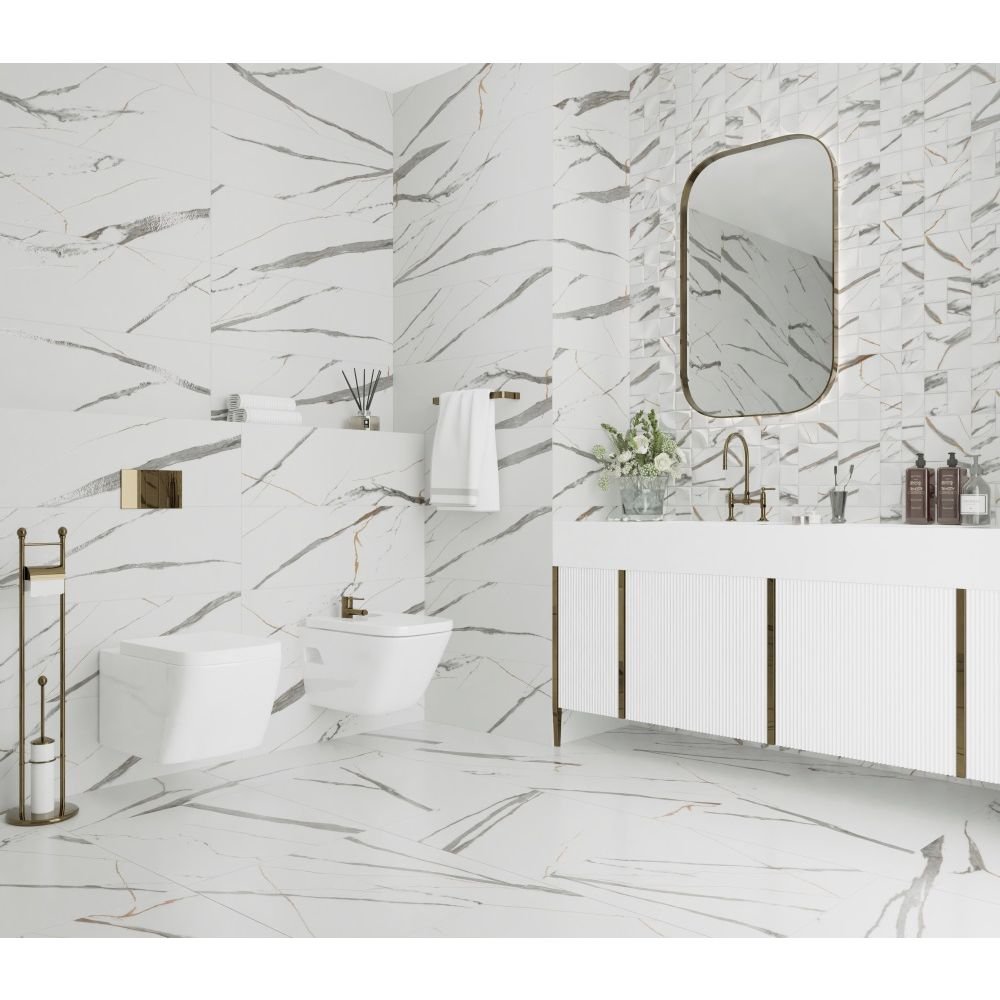 Декор Primavera (Примавера) Signorina Gold Decor 01 carving 30х90 см DC15-01