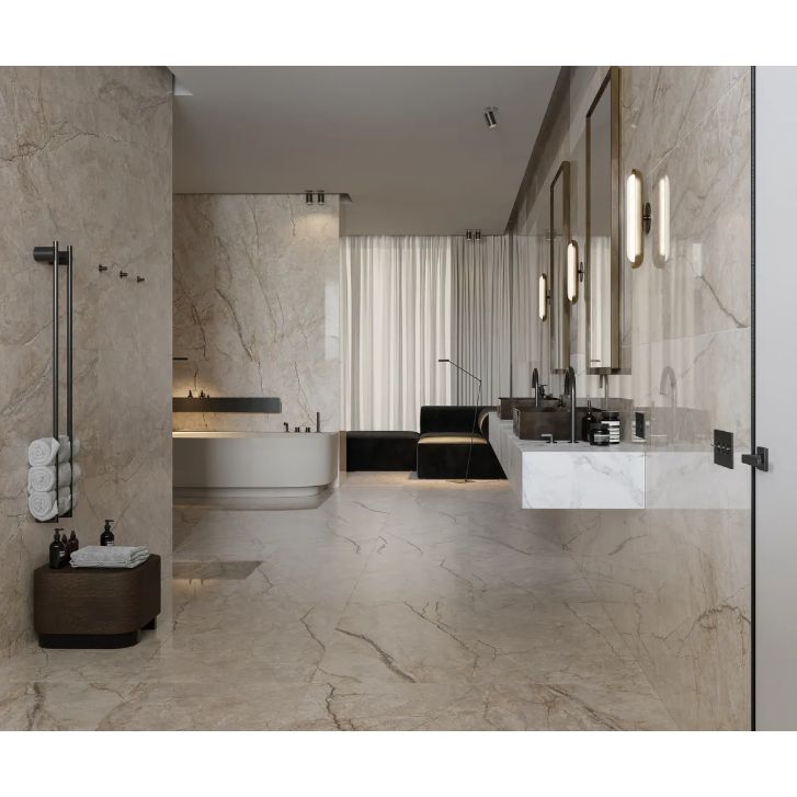 Керамогранит Dogma (Догма) Project Antibacterial Crema Cappuccino Levigato Rettificato 60x120 см (DPA601203)