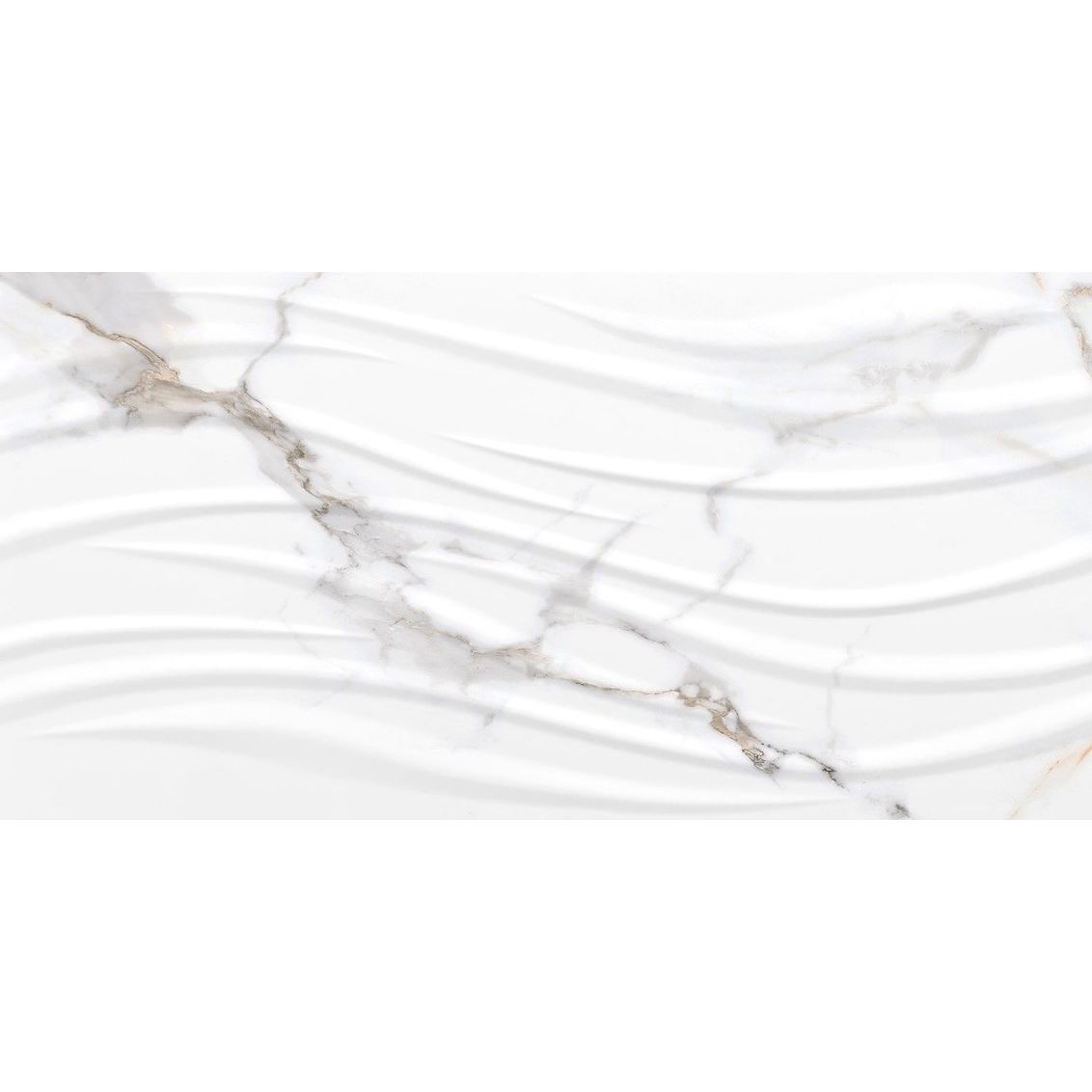 Керамическая плитка Dogma (Догма) Smart Calacatta Macchia Vecchia Onda Shine Rettificato 30x60 см (DSM306004G)