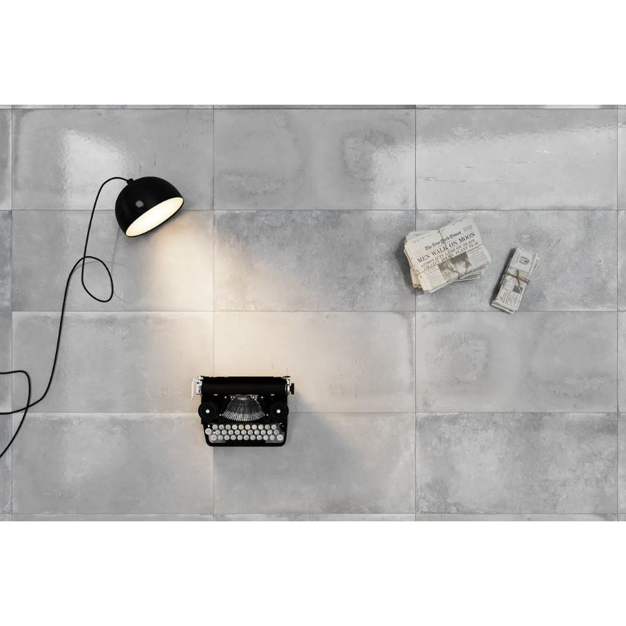 Керамогранит Dogma (Догма) Project Antibacterial Garage Aluminium Silk Natural Rettificato 60x120 см (DPA601233SN)