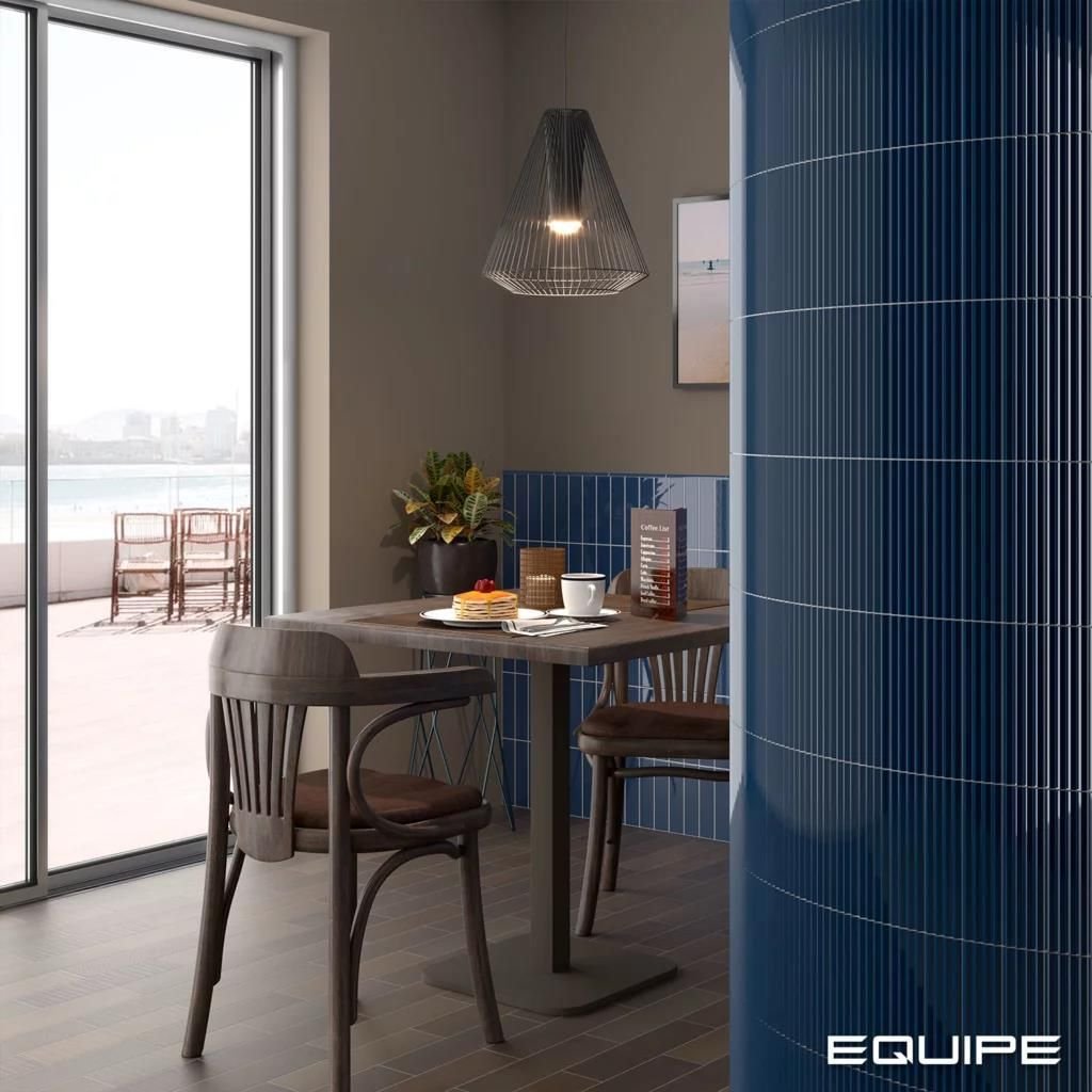 Керамическая плитка декор Equipe (Эквип) Costa nova onda naval glossy 5х20 см, глянцевая