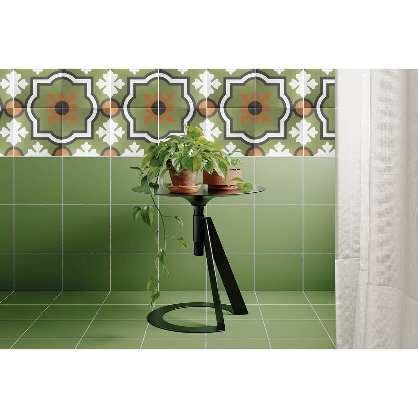 Керамогранит декор Equipe (Эквип) Rivoli monaco verde matt 20х20 см