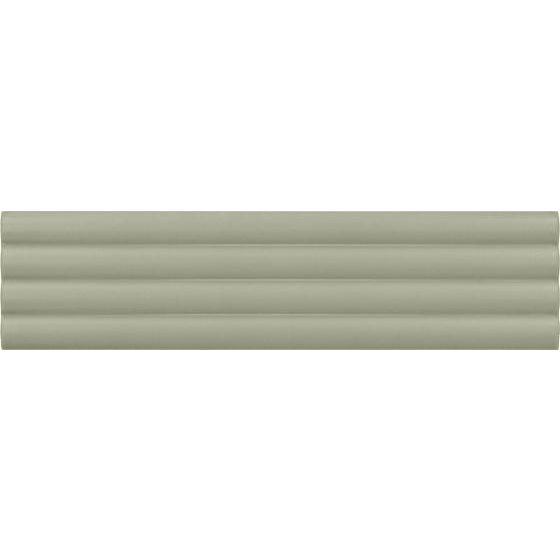 Настенная плитка Equipe (Эквип) Costa Nova Onda Tansy Green Matt 5x20 см