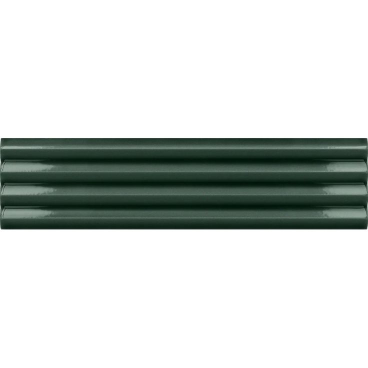 Настенная плитка Equipe (Эквип) Costa Nova Praia Laurel Green Glossy 5x20 см, глянцевая