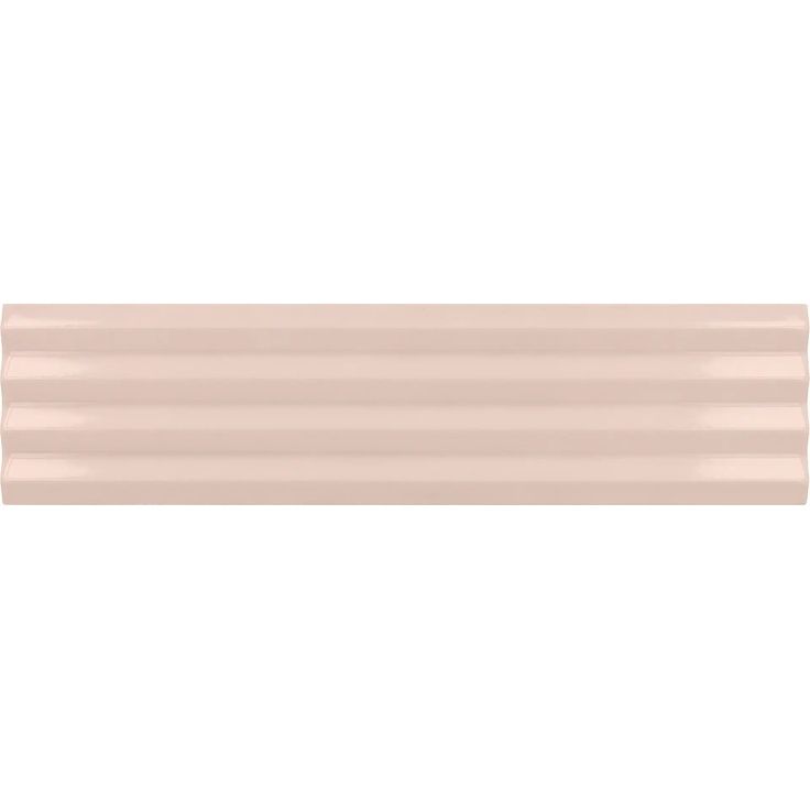 Настенная плитка Equipe (Эквип) Costa Nova Praia Pink Stony Glossy 5x20 см, глянцевая