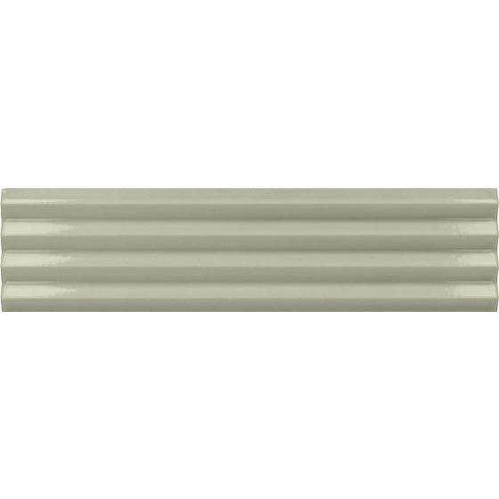 Настенная плитка Equipe (Эквип) Costa Nova Praia Tansy Green Glossy 5x20 см, глянцевая