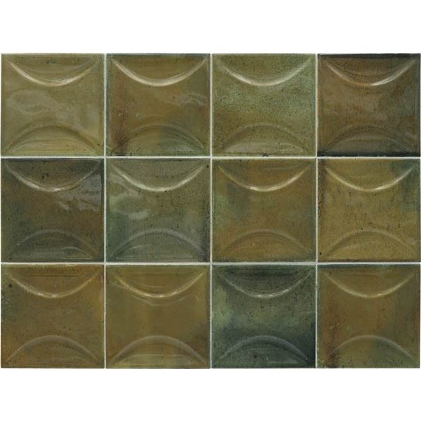 Настенная плитка Equipe (Эквип) Hanoi Arco Wild Olive 10x10 см