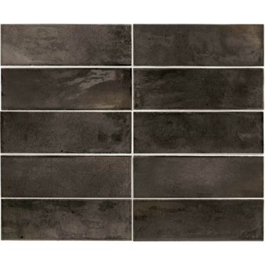 Настенная плитка Equipe (Эквип) Hanoi Black Ash 6,5x20 см