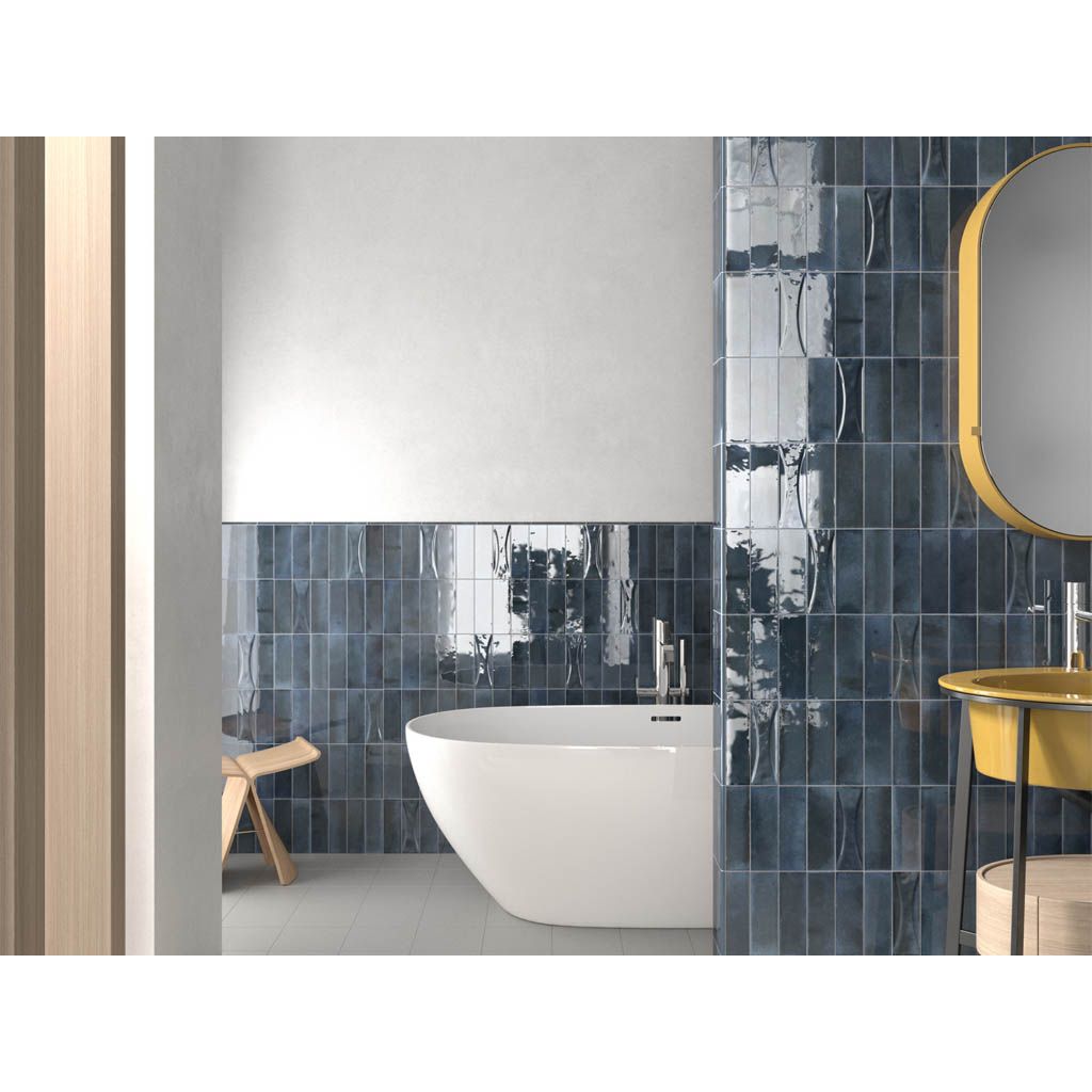 Настенная плитка Equipe (Эквип) Hanoi Blue Night 6,5x20 см