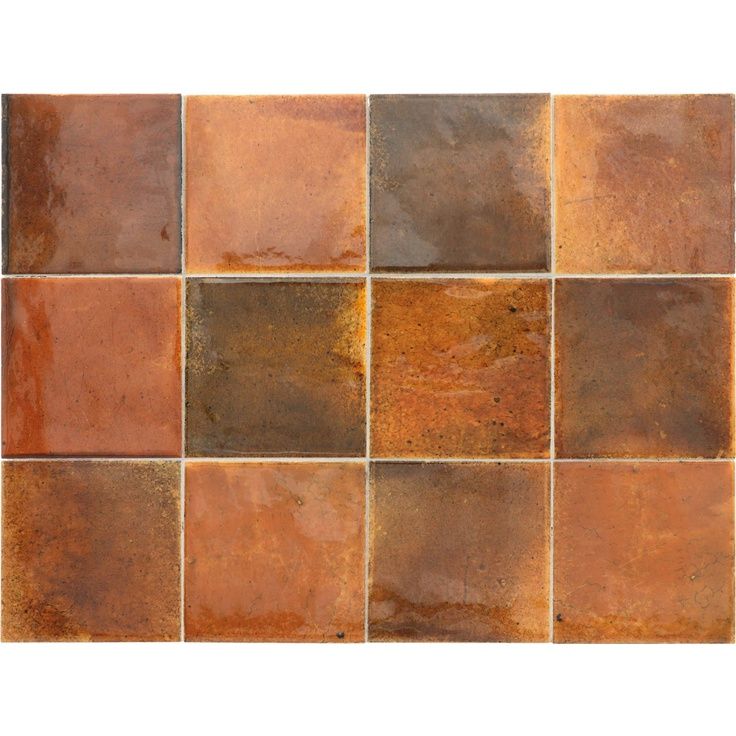 Настенная плитка Equipe (Эквип) Hanoi Burnt Red 10x10 см
