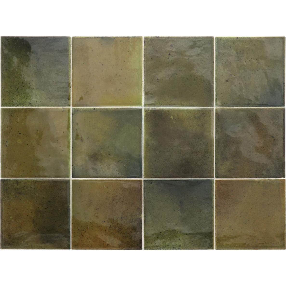 Настенная плитка Equipe (Эквип) Hanoi Wild Olive 10x10 см
