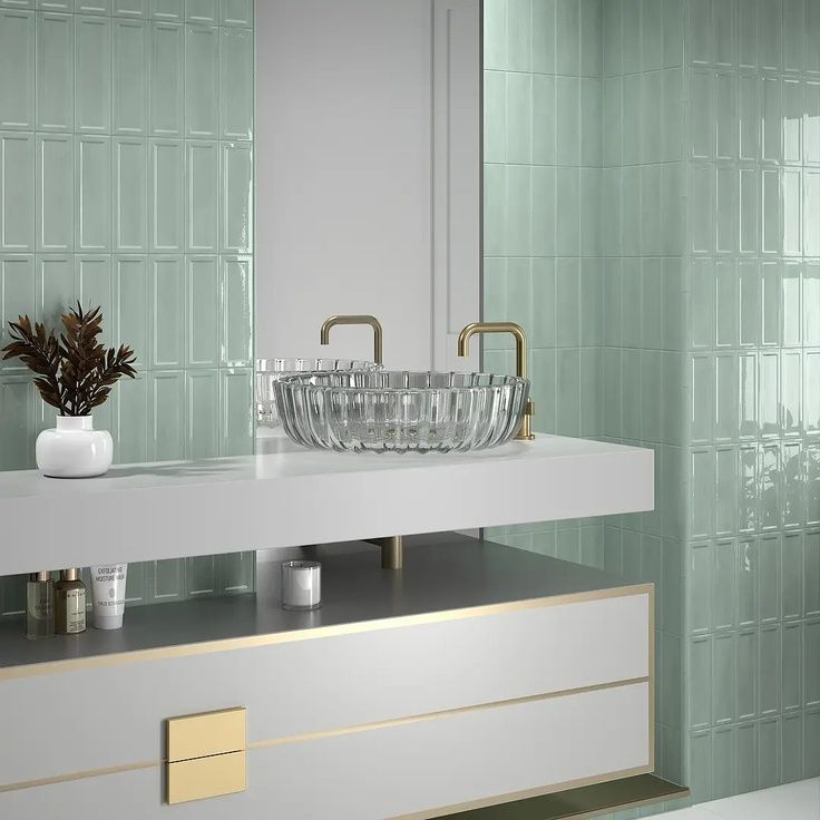 Настенная плитка Equipe (Эквип) Island Watery 6,5x20 см