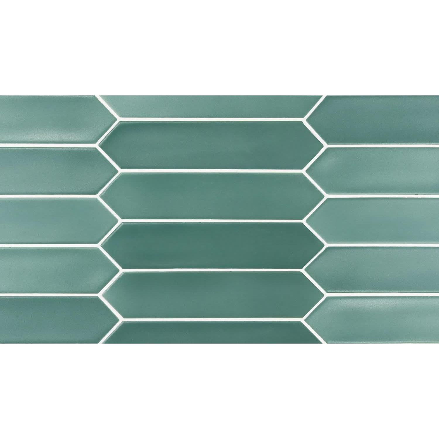 Настенная плитка Equipe (Эквип) Lanse Viridian 5x25 см
