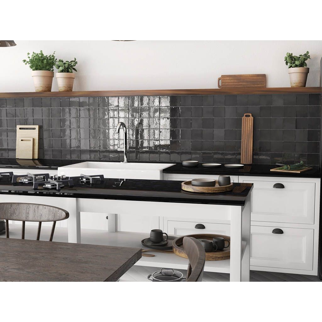 Настенная плитка Equipe (Эквип) Manacor Black 10x10 см