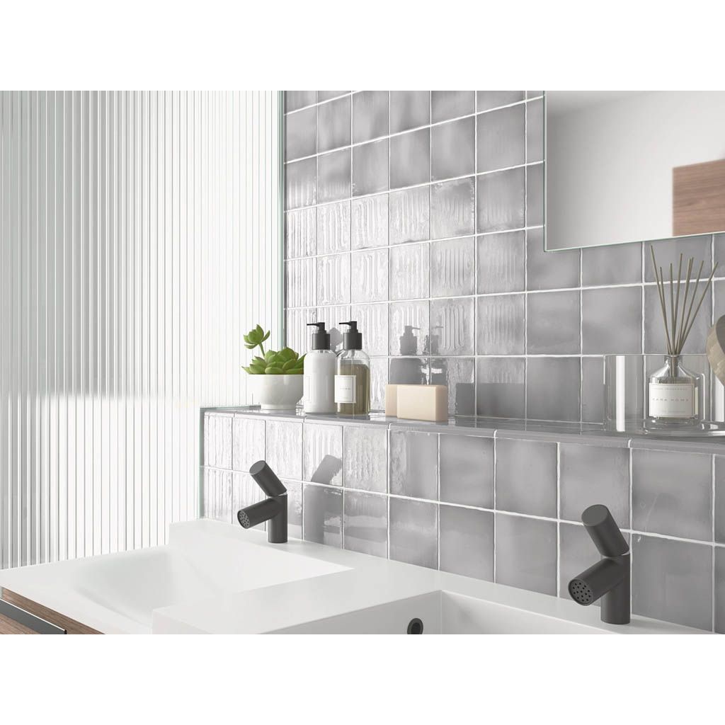 Настенная плитка Equipe (Эквип) Manacor Mercury Grey 10x10 см