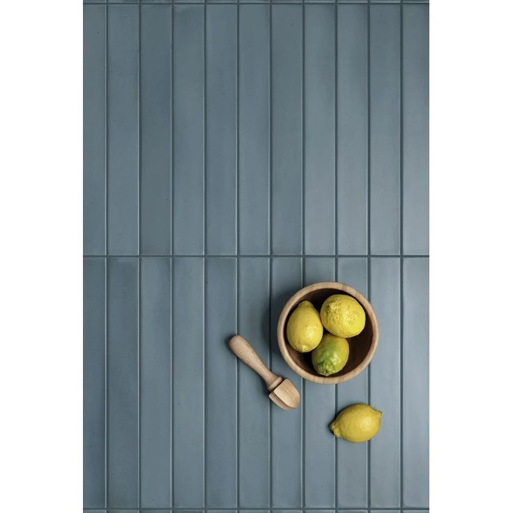 Настенная плитка Equipe (Эквип) Massimo Smoke Blue 5x40 см