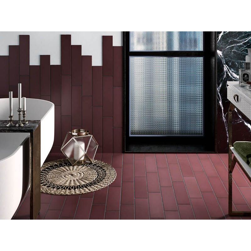 Керамогранит Equipe (Эквип) Stromboli Oxblood 9,2x36,8 см