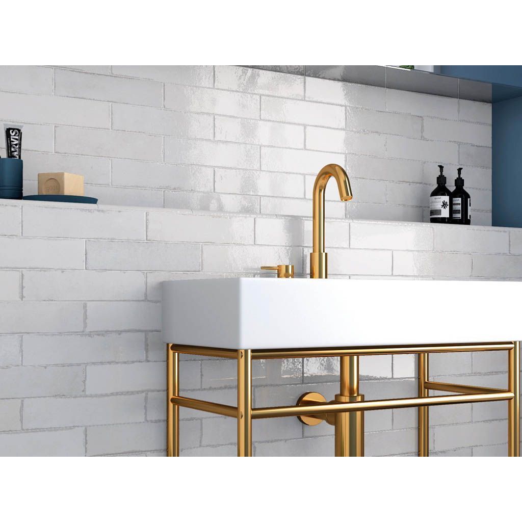 Керамогранит Equipe (Эквип) Tribeca Gypsum White 6x24,6 см